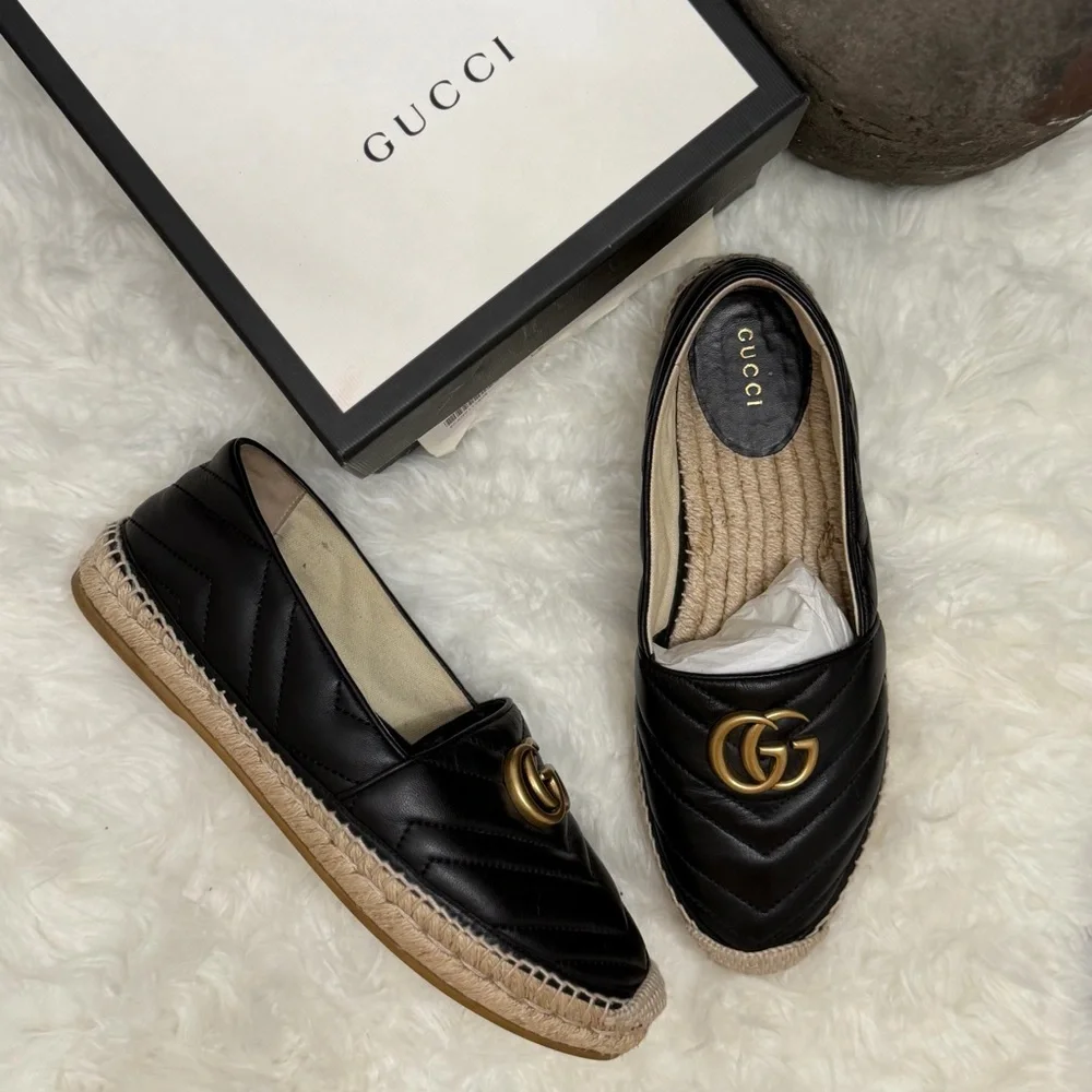 GUCCI Nappa Charlotte Mules